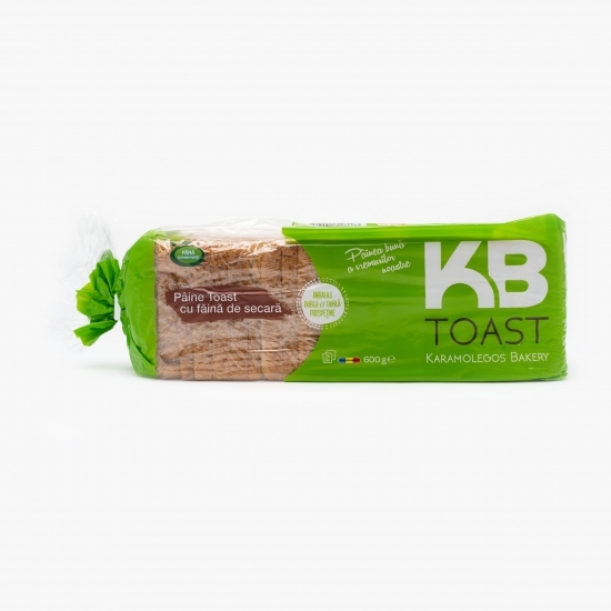 Pâine toast secară 600g