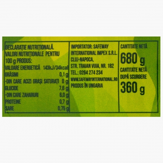 Sfeclă roșie felii 680g