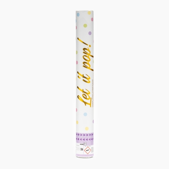 Tun confeti multicolore, 40cm