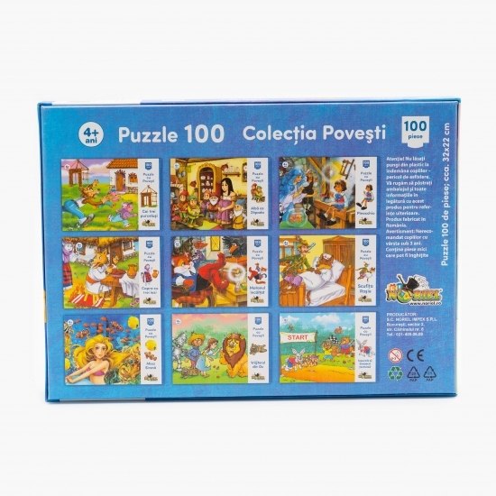 Puzzle cu povești - Vrăjitorul din Oz (100 piese) 4+ ani