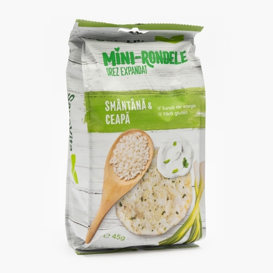 Mini-rondele din orez cu smântână și ceapă 45g