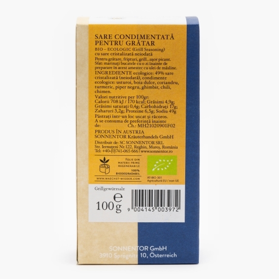 Sare condimentată eco pentru grătar 100g