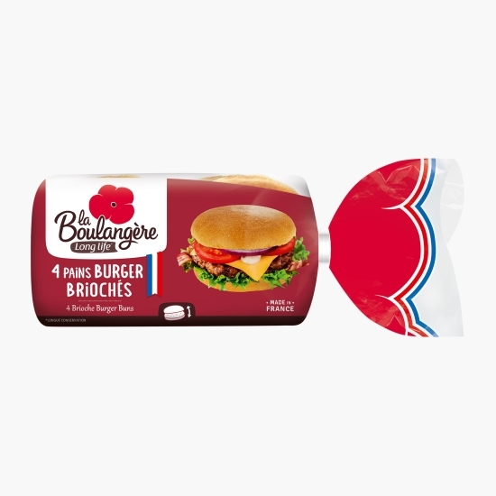 Chifle pentru burger, 4 buc, 200g