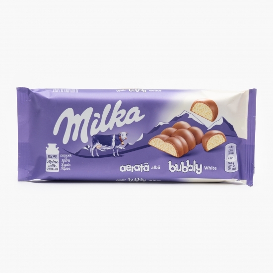Ciocolată albă aerată 95g
