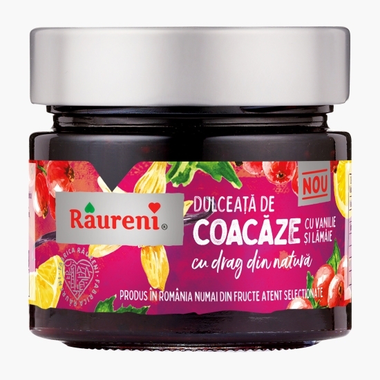 Dulceață de coacăze cu vanilie și lămâie 250g