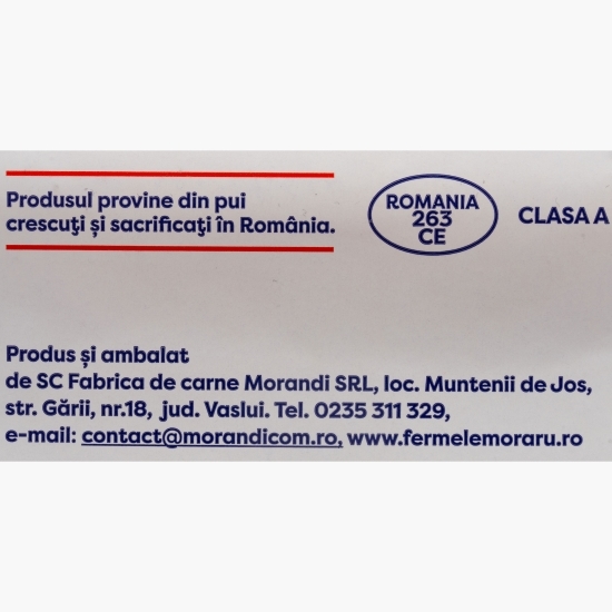 Pulpe de pui dezosate cu piele 800g