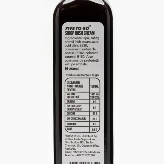 Sirop cafea Irish Cream 0.25l