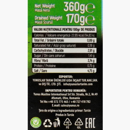 Ardei iuți murați, 360g