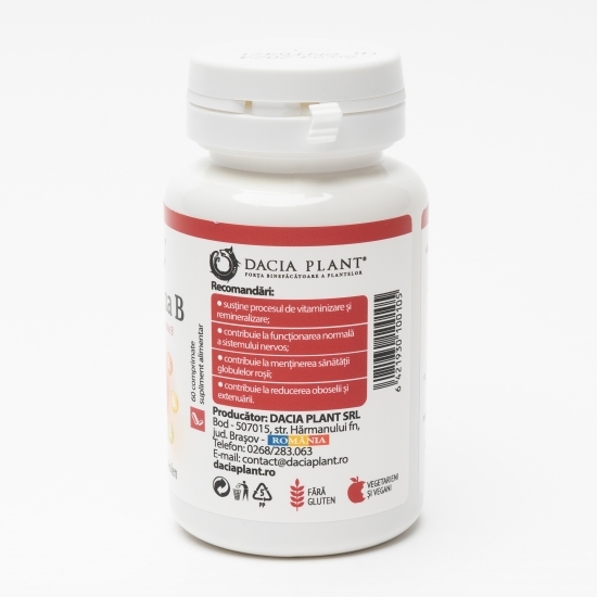 Vitamina B cu drojdie și polen 60 comprimate