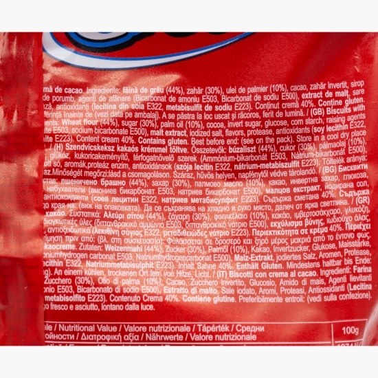Biscuiți cu cremă de cacao 10x32g