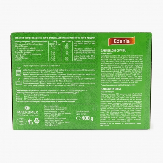 Cannelloni cu vită 400g