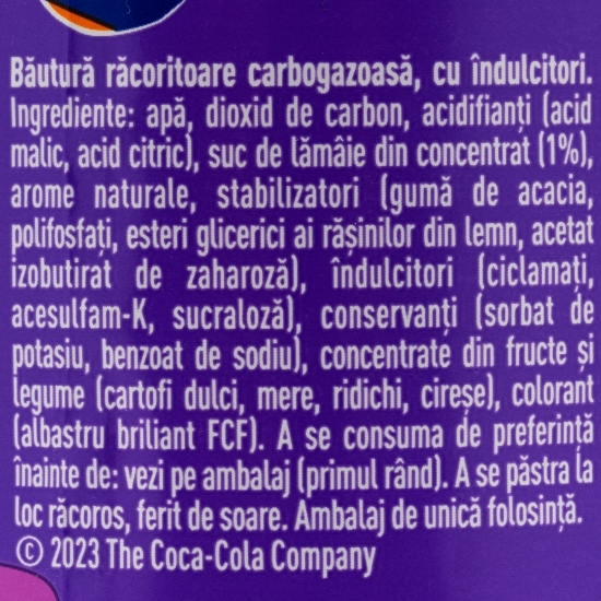 Băutură carbogazoasă zero zahăr, WTF (ștrudel cu mere), 1.25l
