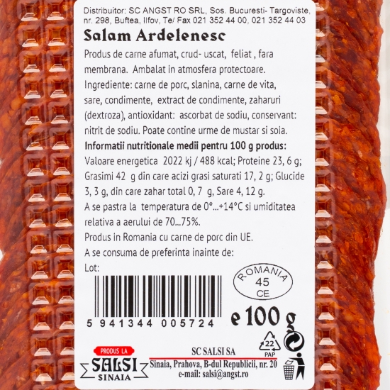 Salam ardelenesc 100g