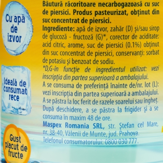 Băutură necarbogazoasă piersici 1.5l