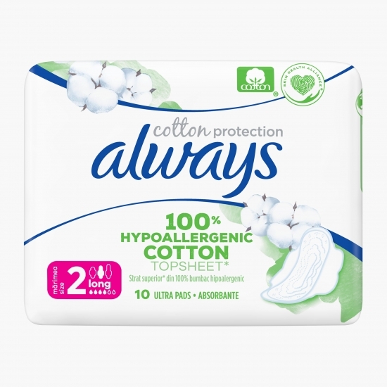 Absorbante Cotton protection long 10 buc