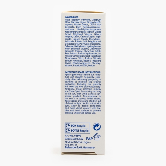 Fluid pentru ten cu protecție solară SPF50 Triple Protect 40ml