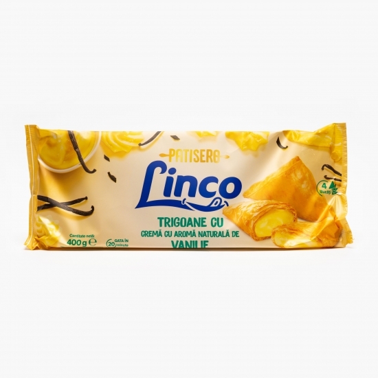 Trigoane cu cremă de vanilie 400g