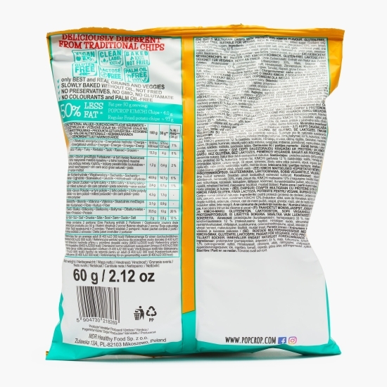 Chipsuri cu proteină și kimchi 60g