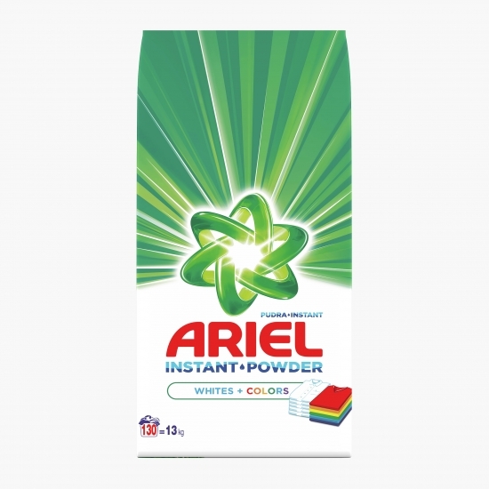 Detergent de rufe pudră automat Whites&Colors 130 spălări, 13kg