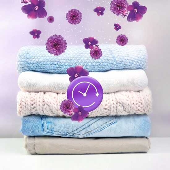 Detergent de rufe capsule All in One Pods Amethyst&Floral Bouquet, 15 spălări