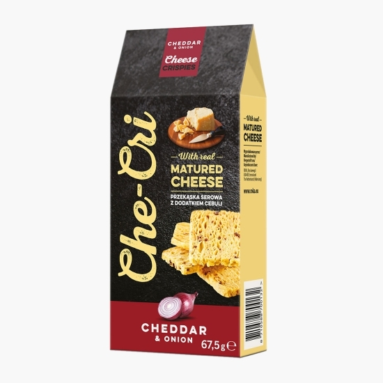 Biscuiți crocanți cu cheddar și ceapă 67.5g 