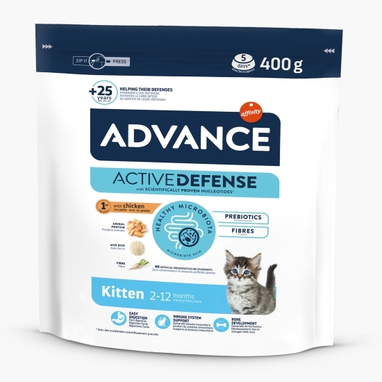 Hrană uscată pentru pisici Junior (2-12 luni), cu pui, 400g