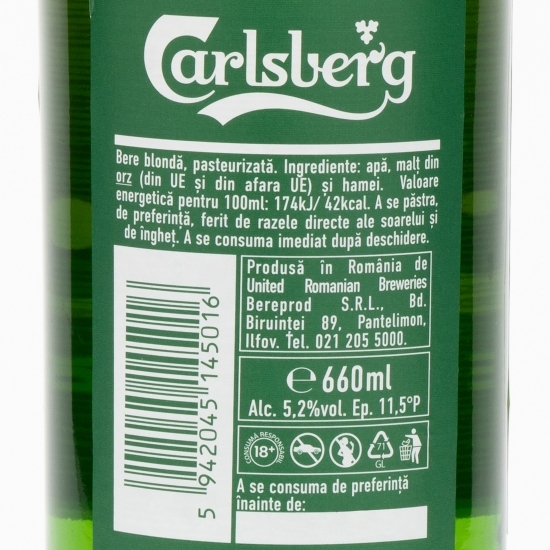 Bere blondă sticlă 0.66l