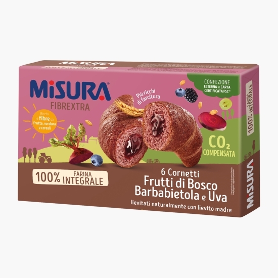 Croissant integral cu fructe de pădure, sfeclă 308g
