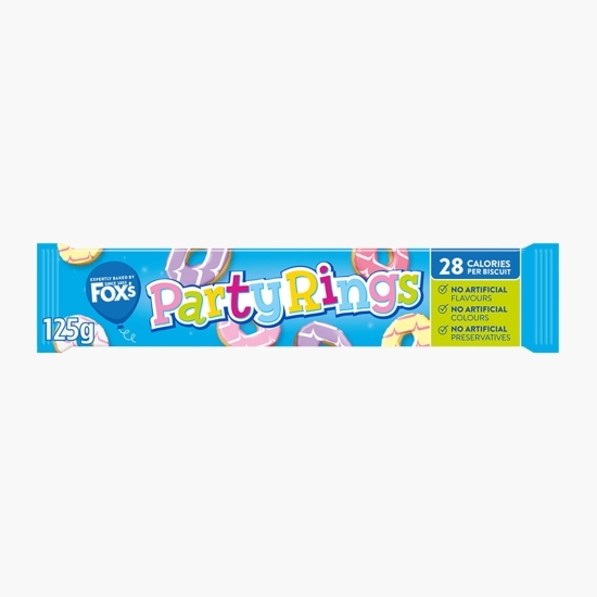 Biscuiți pentru copii Party Rings 125g
