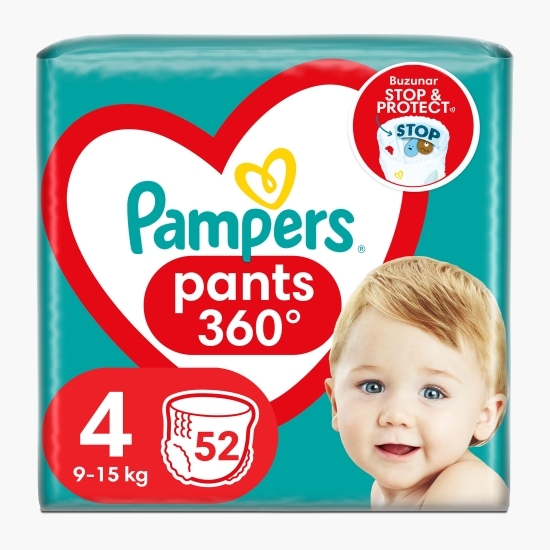 Scutece chiloțel Pants Jumbo Pack, mărimea 4, 9-15kg, 52 buc