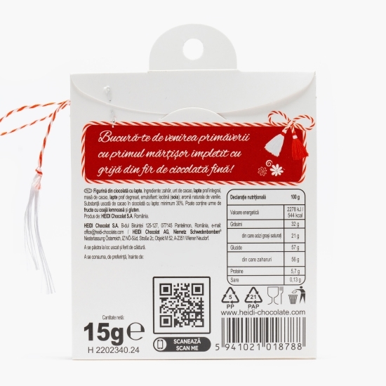 Mărțișor Floare ciocolată cu lapte 15g