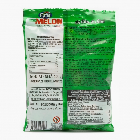 Gumă de mestecat cu aromă de pepene fără gluten 100g