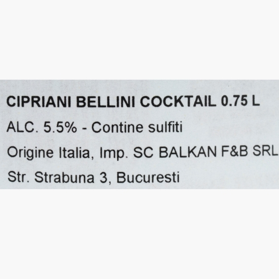 Cocktail Bellini, 5.5%, 750ml