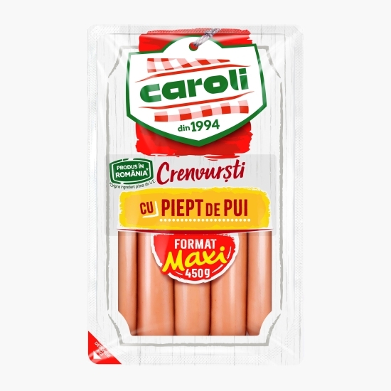 Crenvurști cu piept de pui 450g