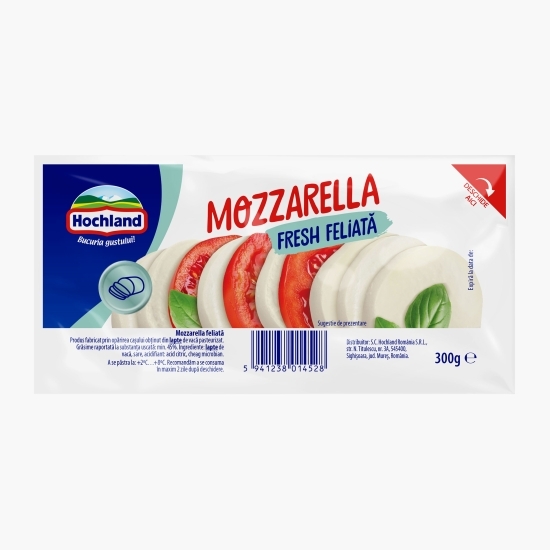 Mozzarella feliată Fresh 300g