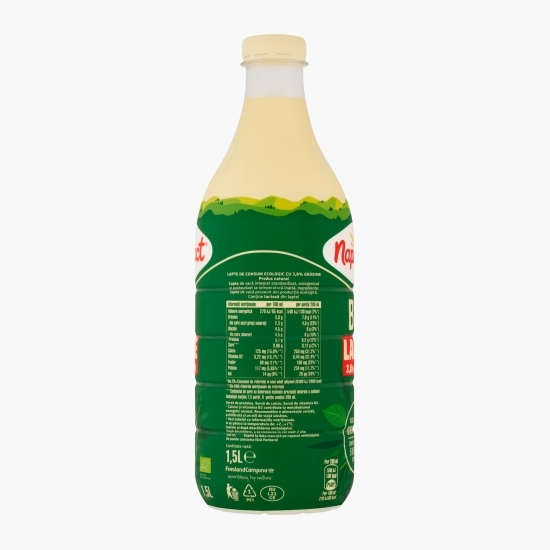 Lapte eco 3.8% grăsime, 1.5l