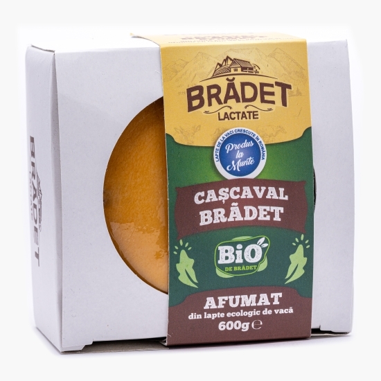 Cașcaval afumat eco 600g