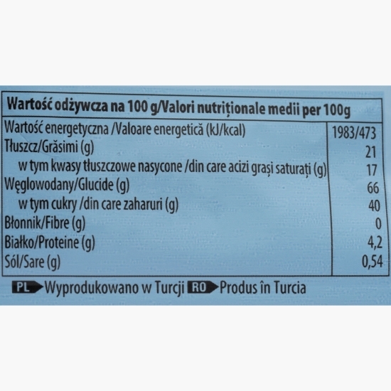 Biscuiți cu bezea, ciocolată albă și fulgi de cocos 80g