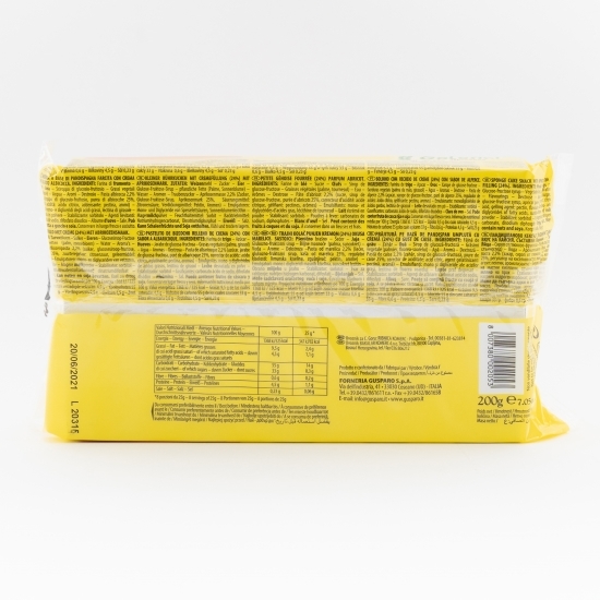 Prăjitură pandișpan cu cremă de caise 8 buc, 200g