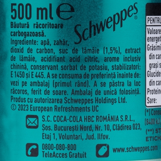 Apă tonică Bitter Lemon 0.5l