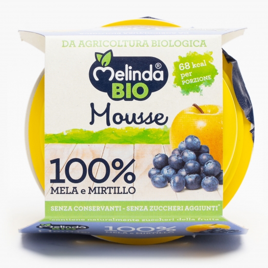 Mousse de mere și coacăze eco (2x100g) 200g