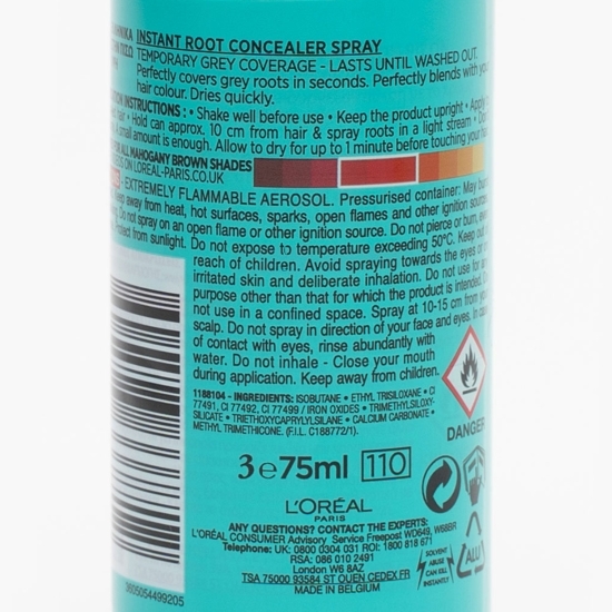 Spray Instant Magic Retouch pentru camuflarea rădăcinilor crescute între colorări 6 roșcat 75ml