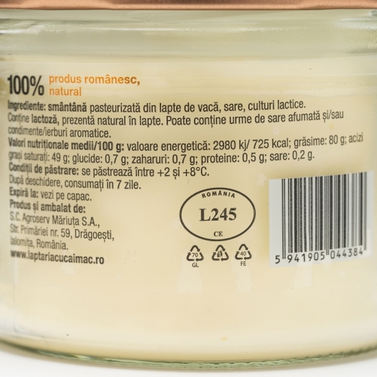 Untul cel lăptos, 80% grăsime, 150g