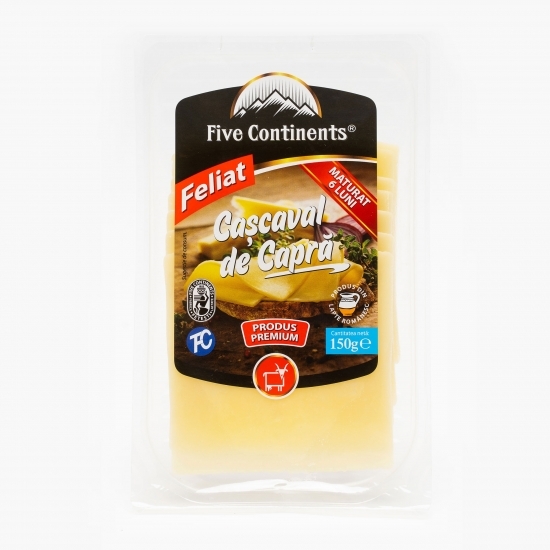 Cașcaval de capră felii 150g