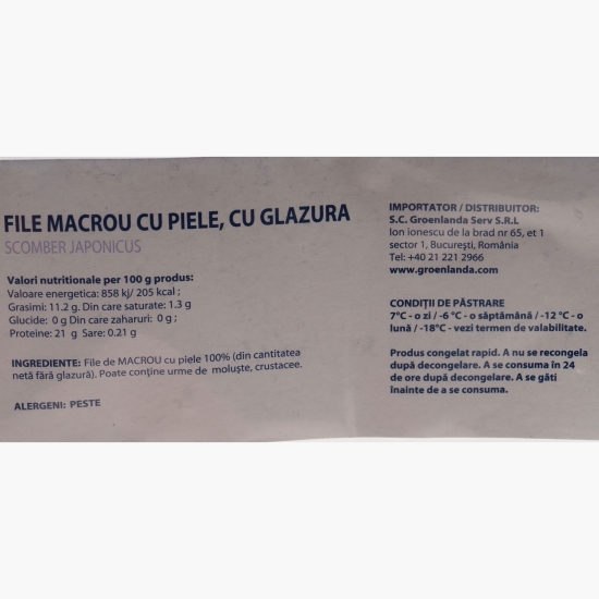 File macrou cu piele, 1kg