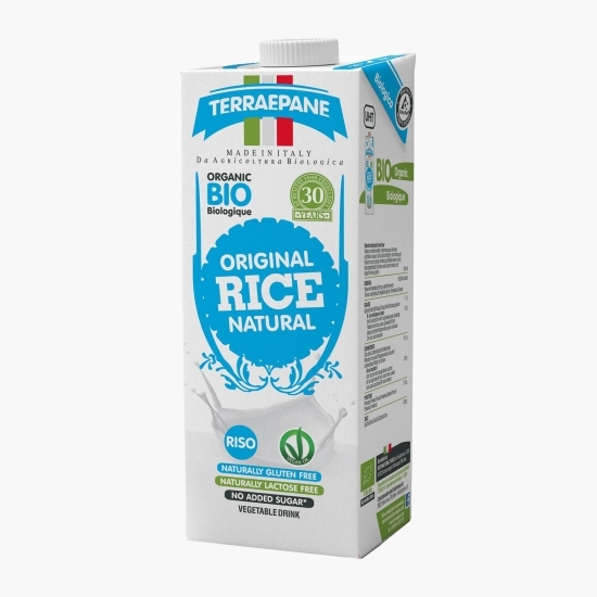 Băutură vegetală eco din orez (fără zahăr) 1l