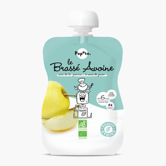 Piure eco cu 54% băutură de ovăz și mere, +6 luni, 100g