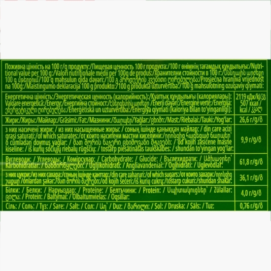 Biscuiți cu umplutură de alune Lovita 127g