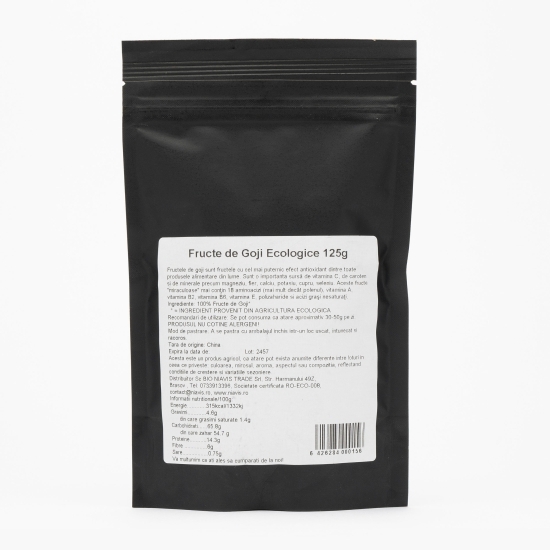 Fructe de goji ecologice 125g