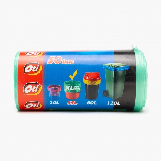 Saci menajeri XL Solid 35l 50 buc